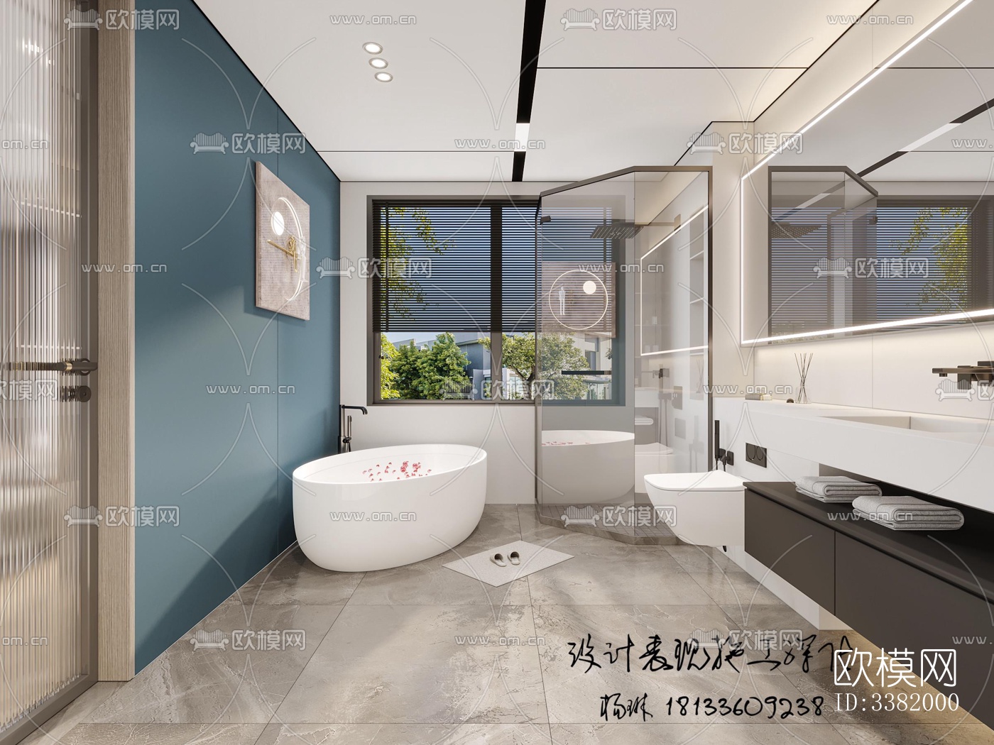 现代别墅效果图下载（渲染图7）