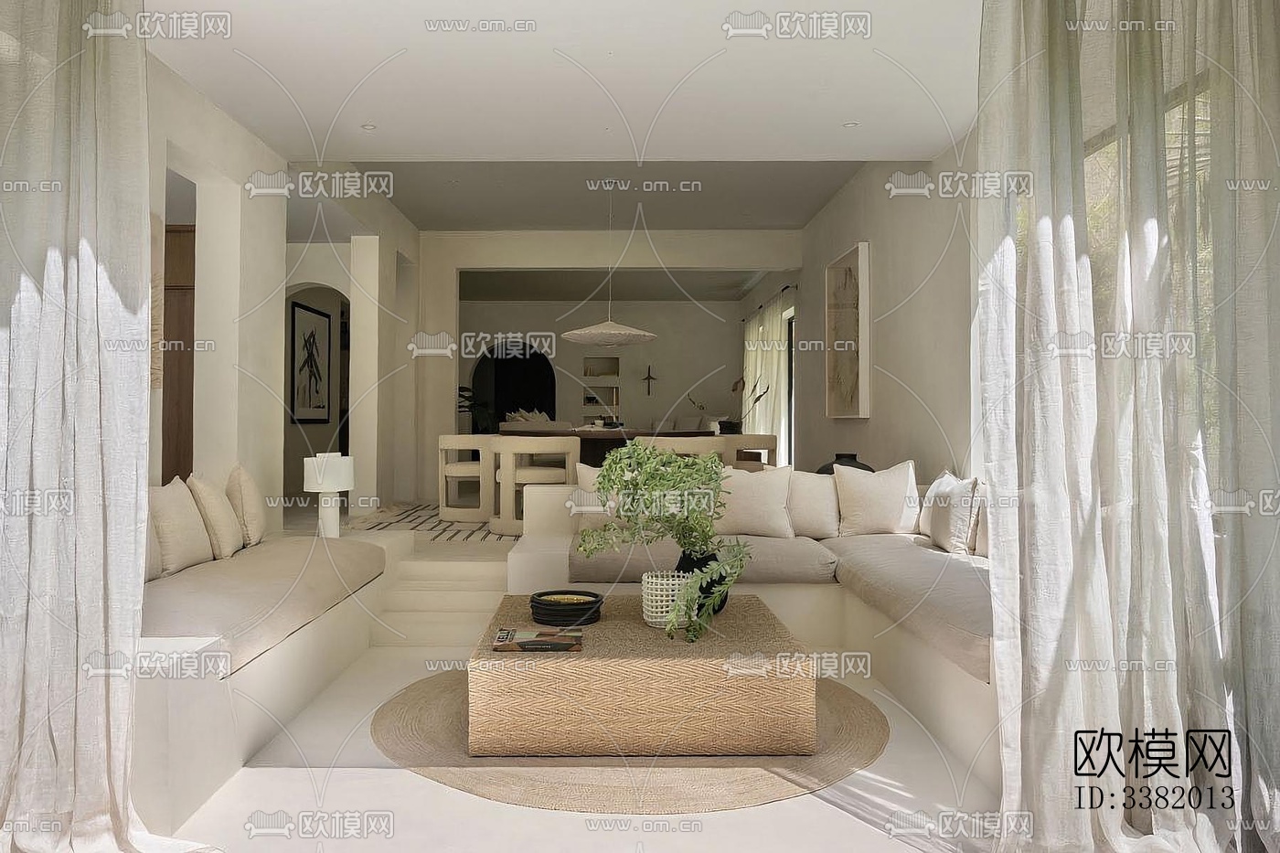 现代别墅效果图下载（渲染图1）