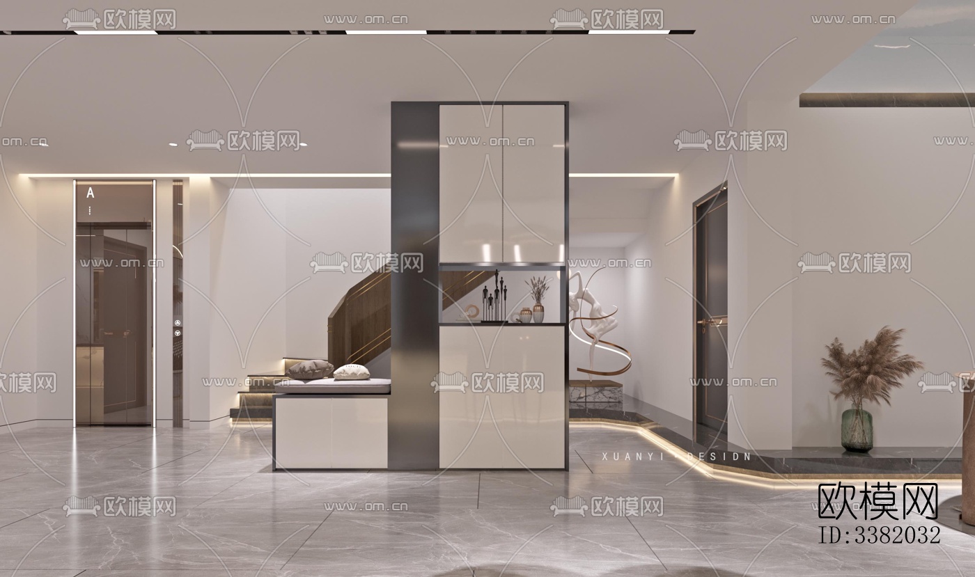 现代别墅效果图下载（渲染图8）