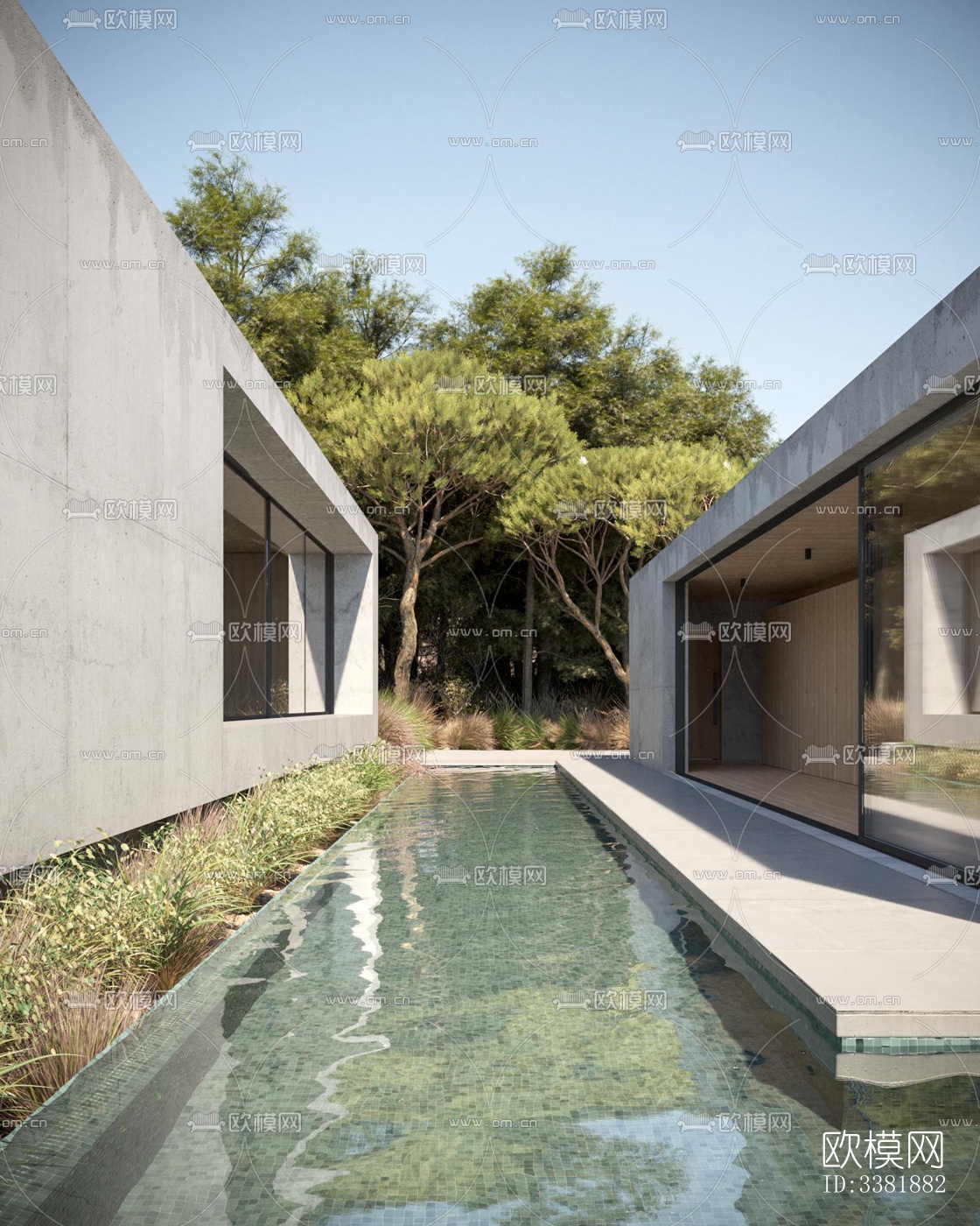 现代别墅效果图下载（渲染图6）