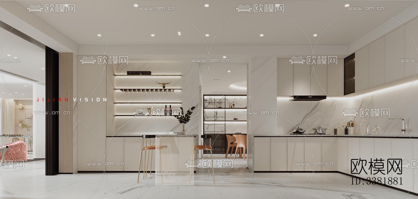 现代别墅效果图下载（渲染图10）