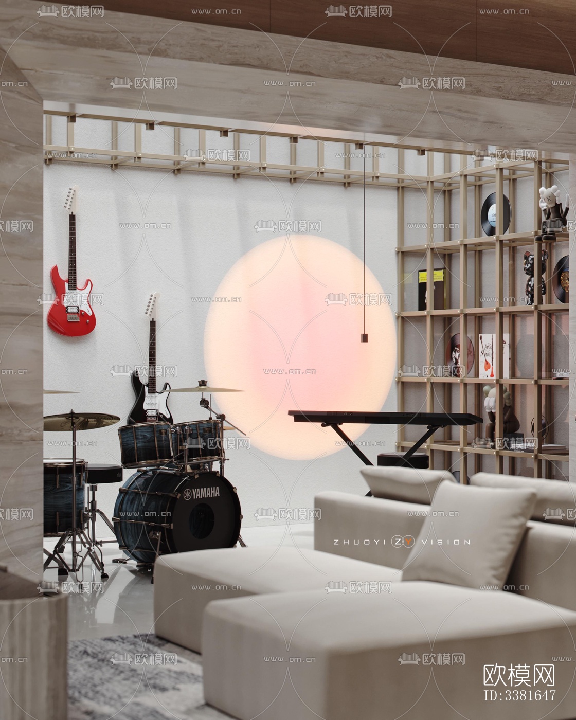 现代别墅效果图下载（渲染图4）