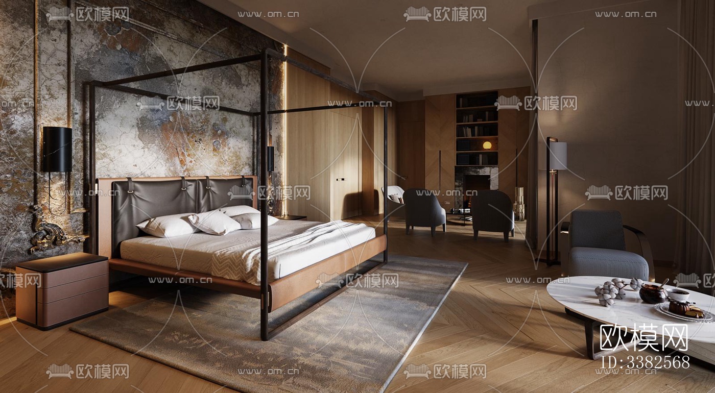 现代别墅效果图下载（渲染图10）