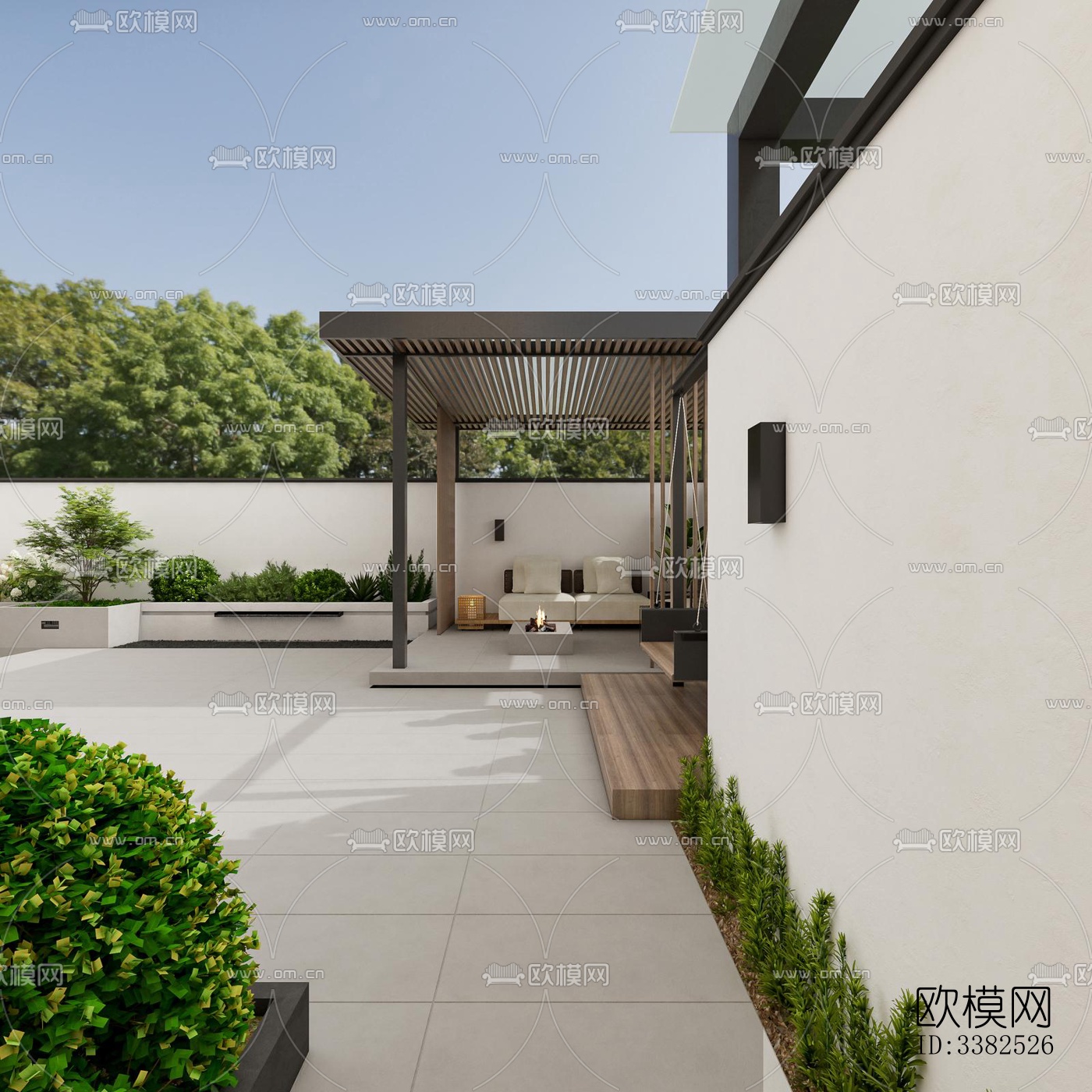 现代别墅效果图下载（渲染图6）