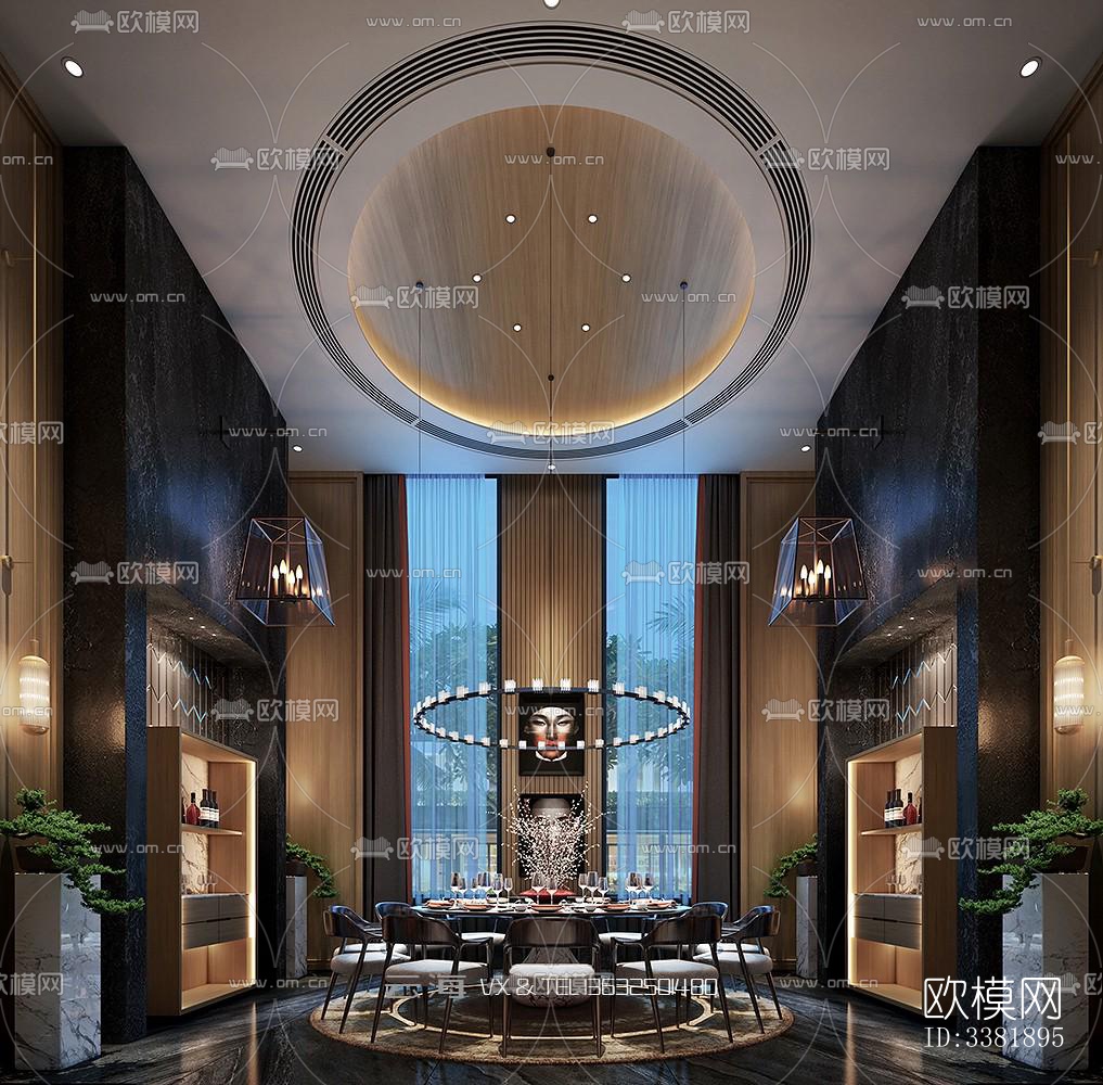 现代别墅效果图下载（渲染图10）