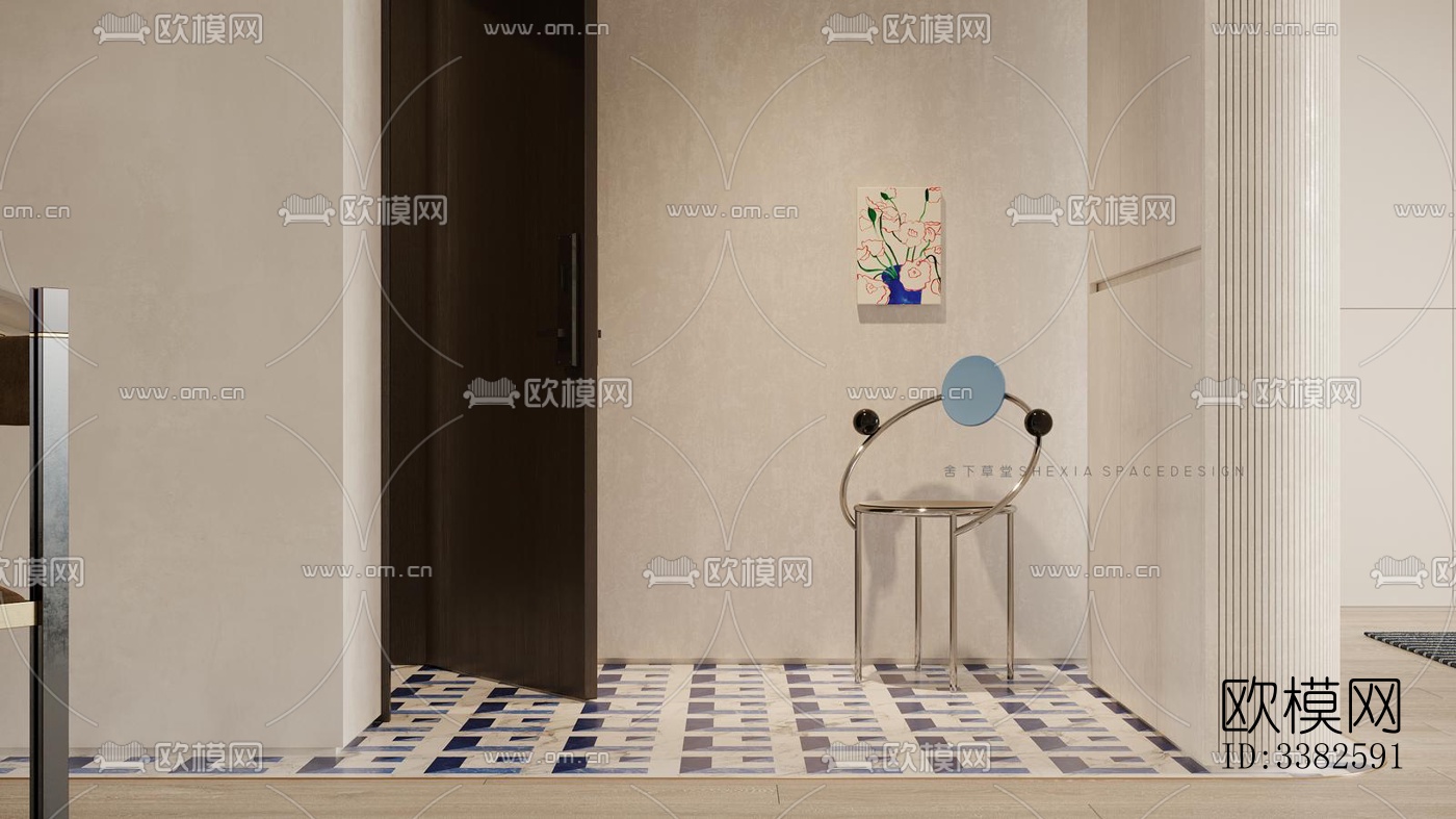 现代别墅效果图下载（渲染图1）