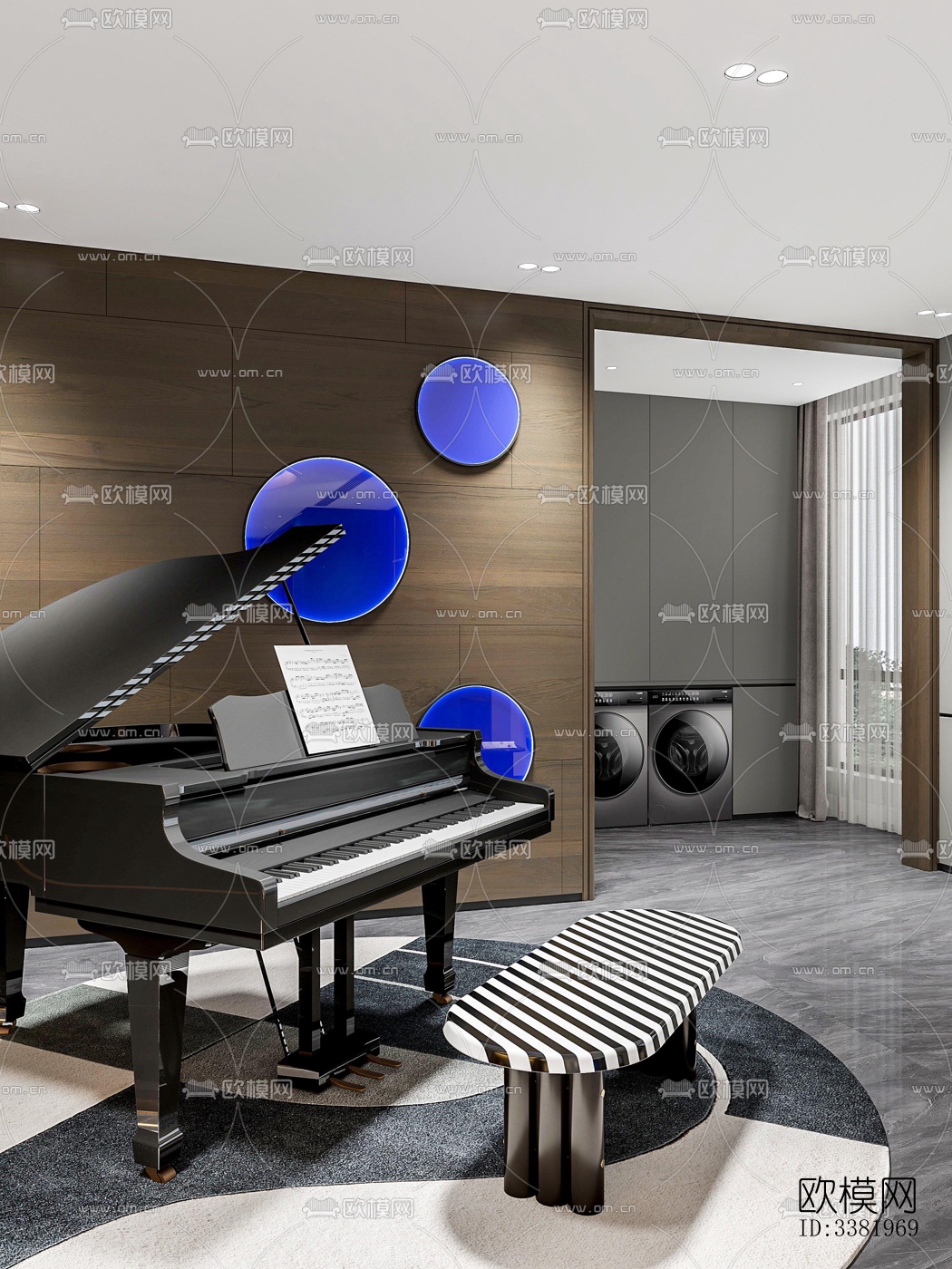 现代别墅效果图下载（渲染图5）