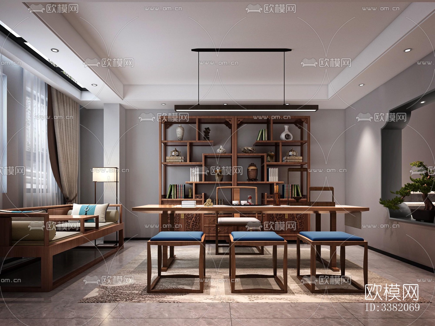 现代别墅效果图下载（渲染图10）