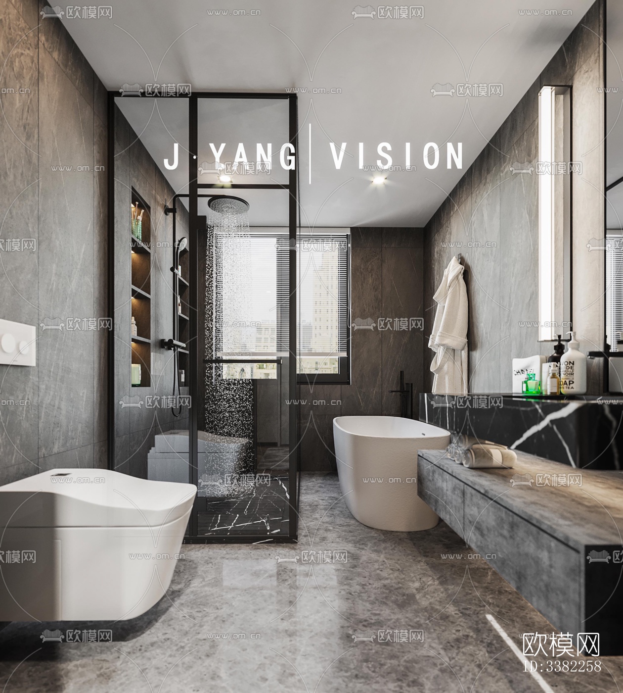 现代别墅效果图下载（渲染图8）