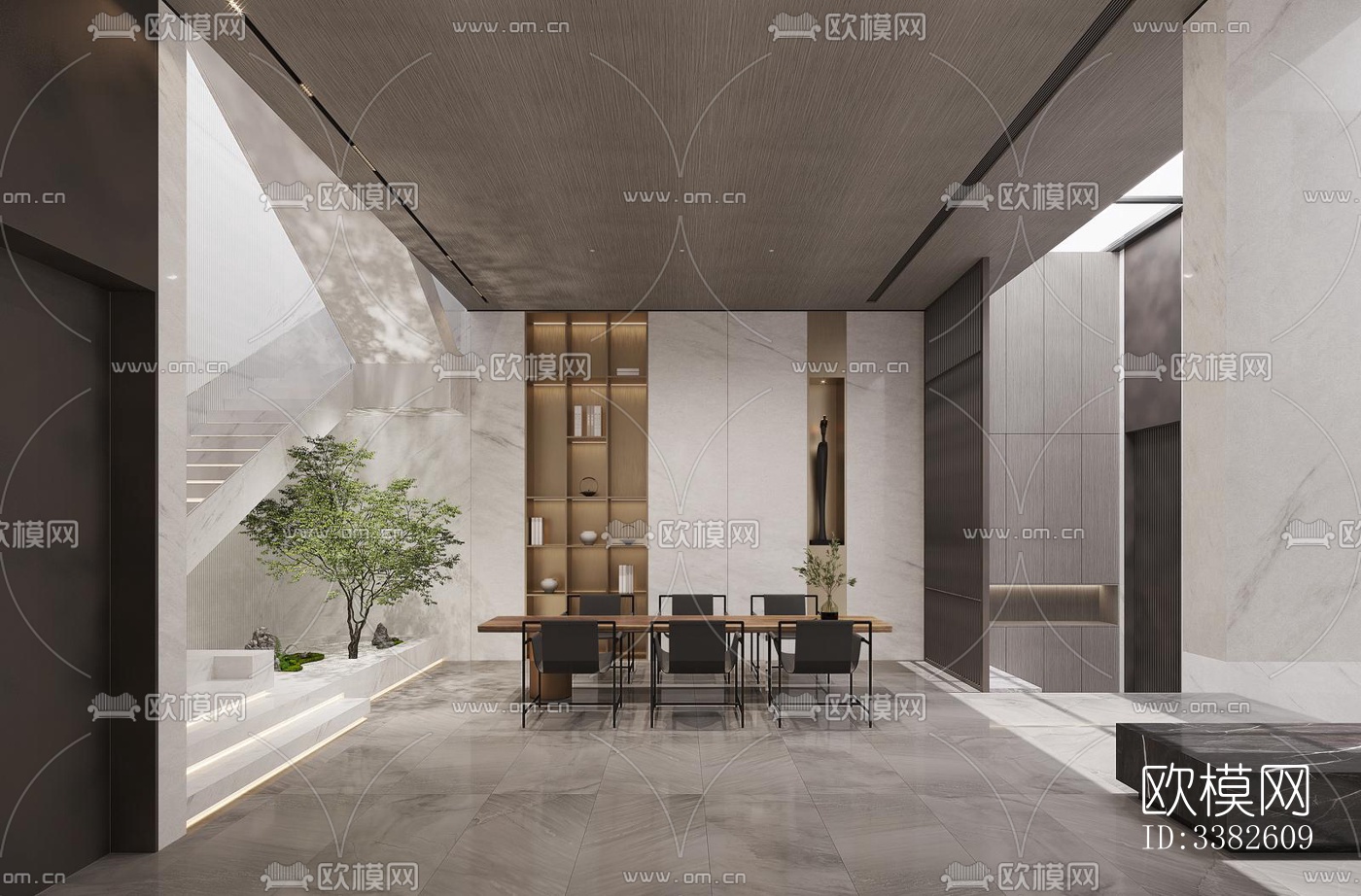 现代别墅效果图下载（渲染图14）