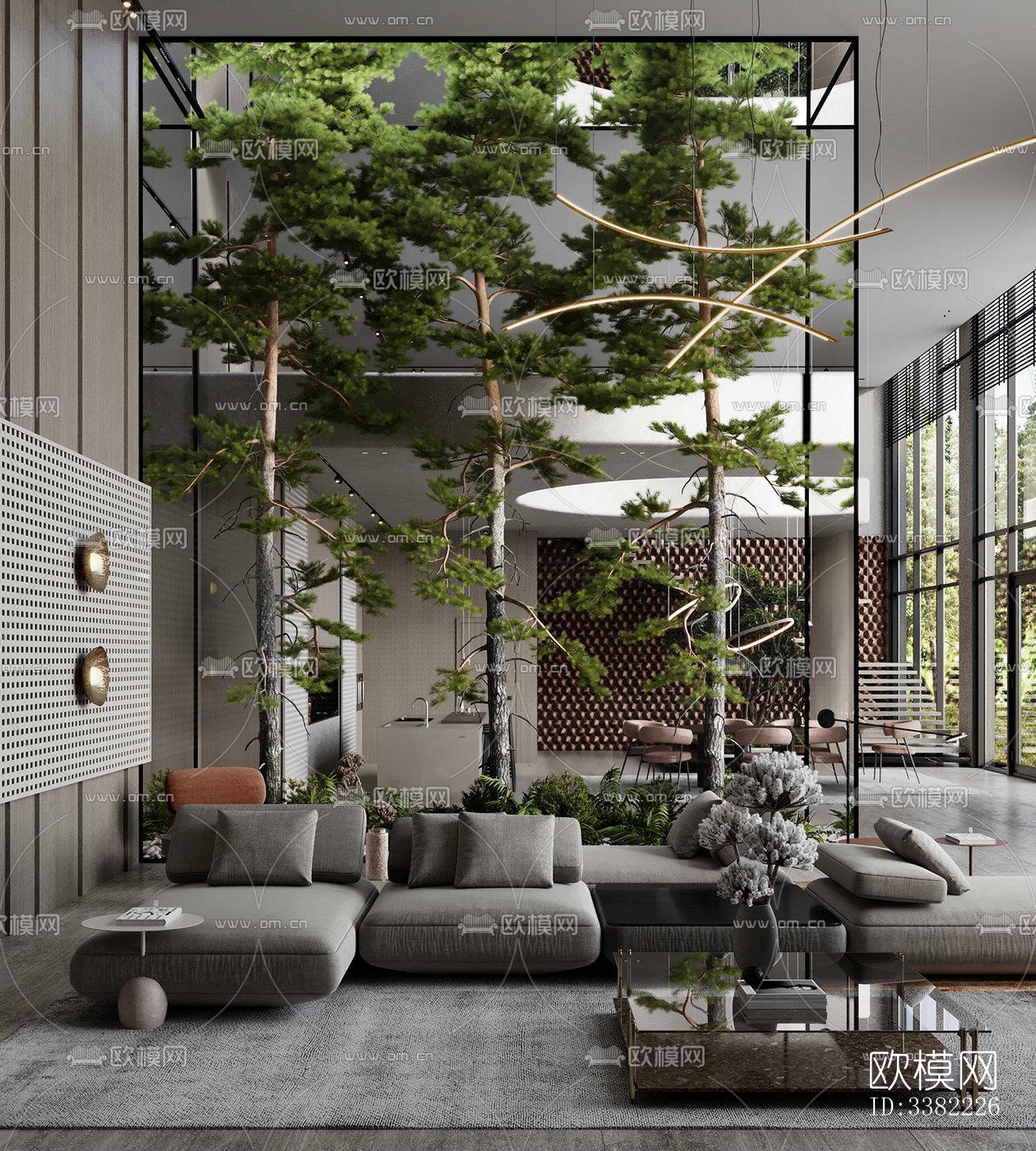 现代别墅效果图下载（渲染图11）