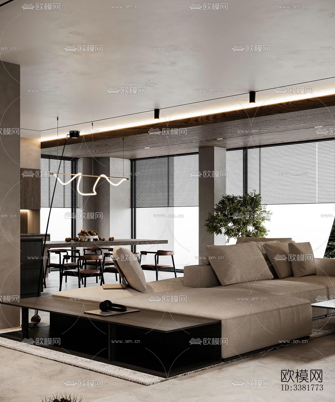 现代别墅效果图下载（渲染图13）