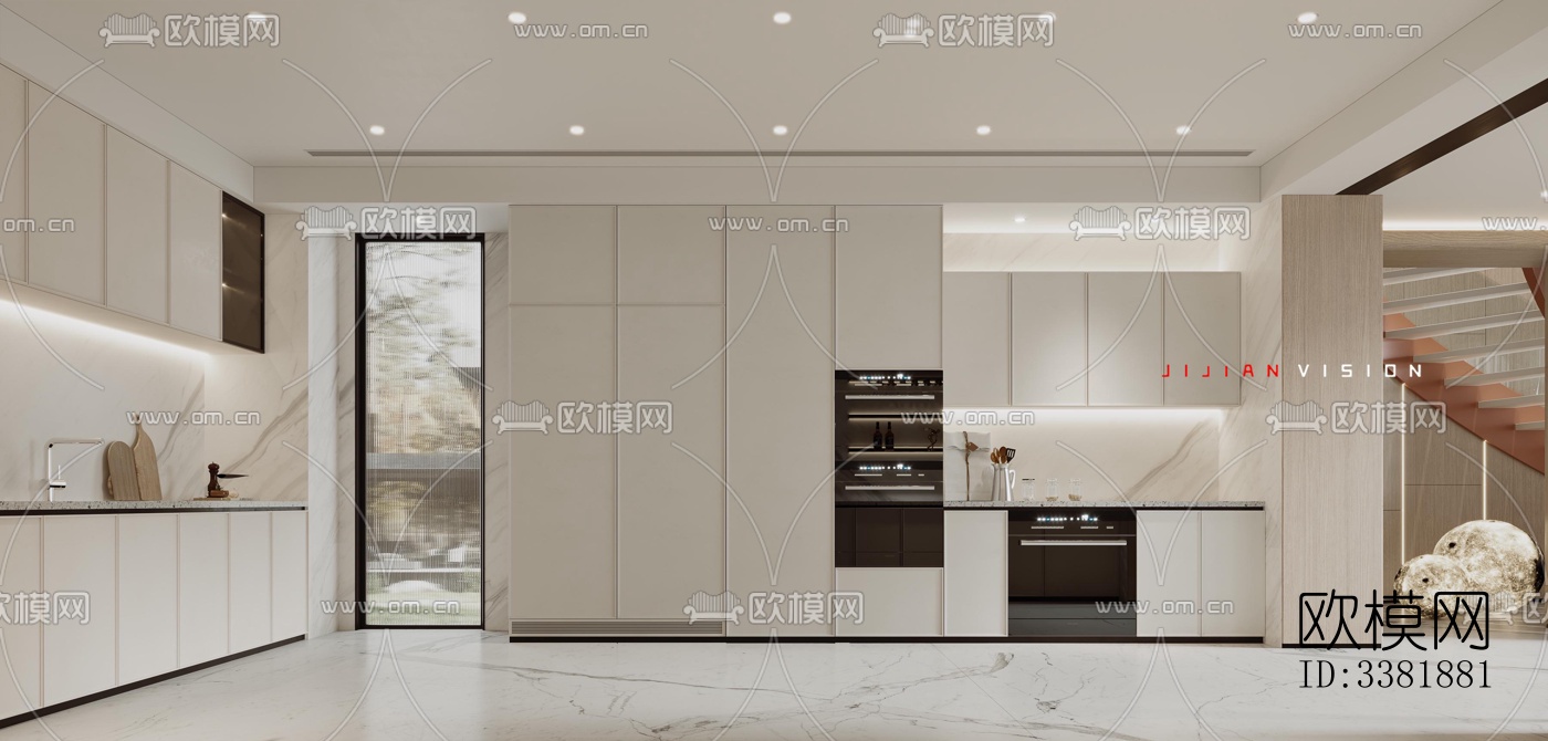 现代别墅效果图下载（渲染图9）