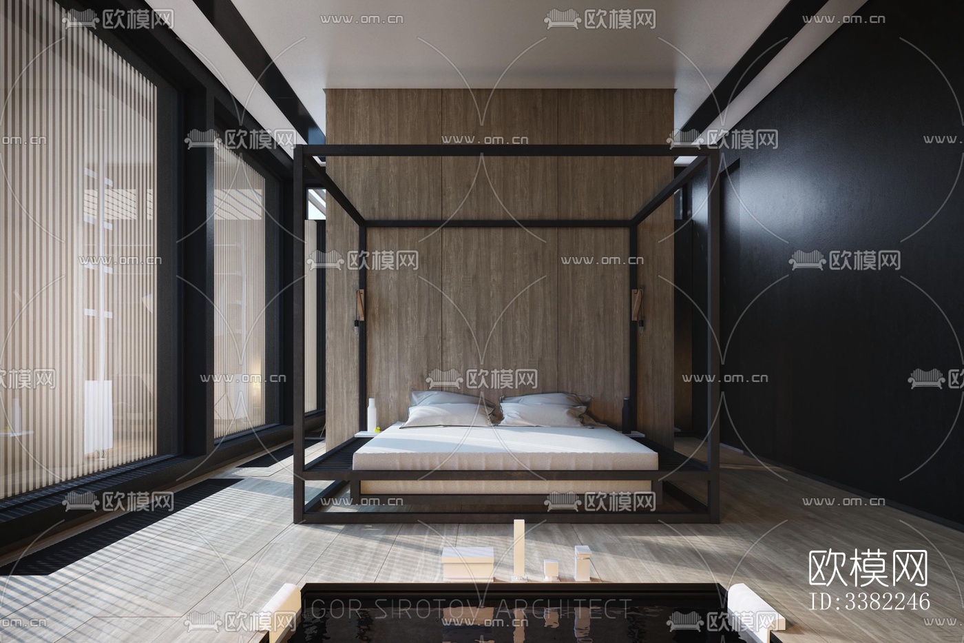 现代别墅效果图下载（渲染图9）