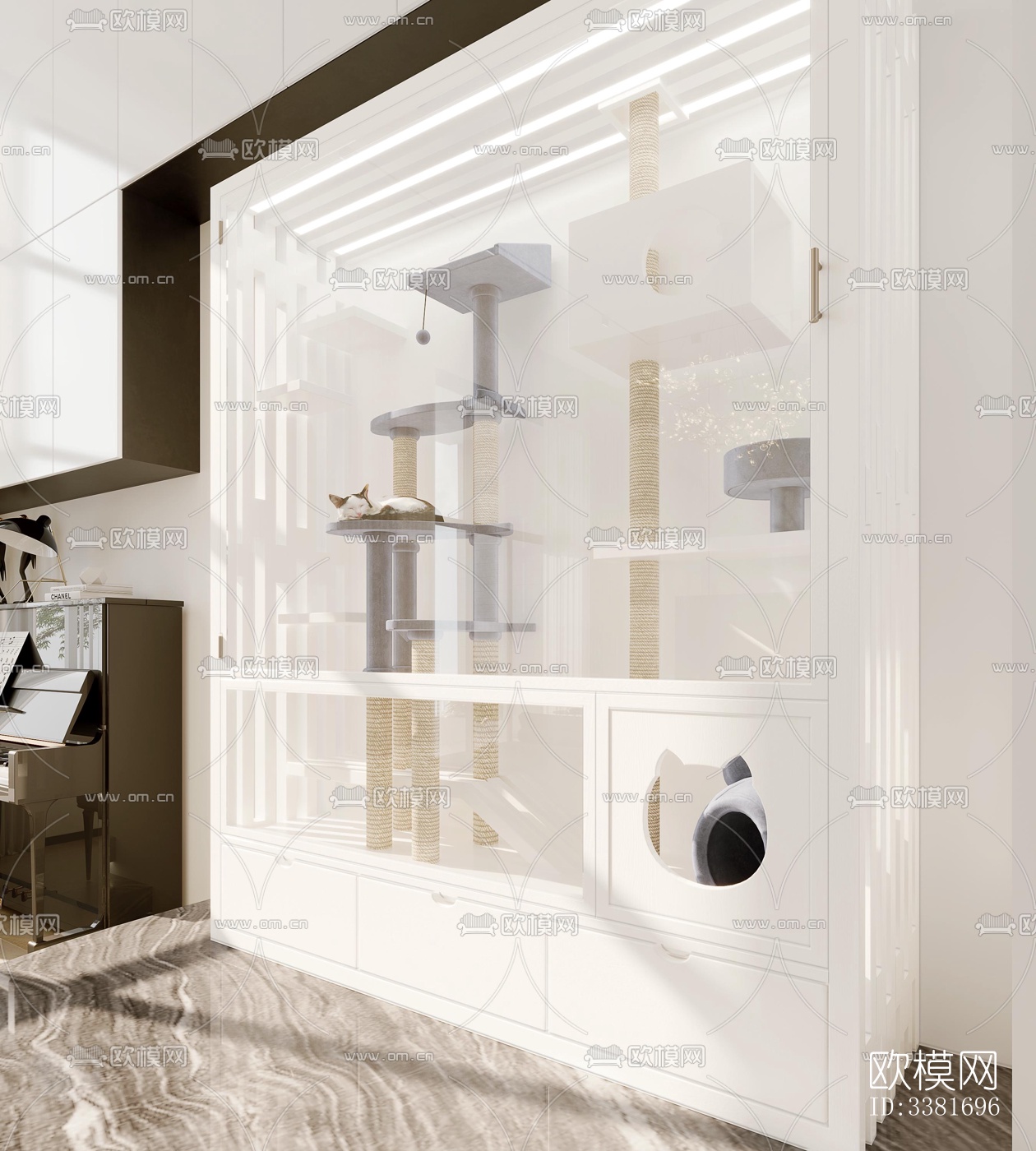 现代别墅效果图下载（渲染图15）