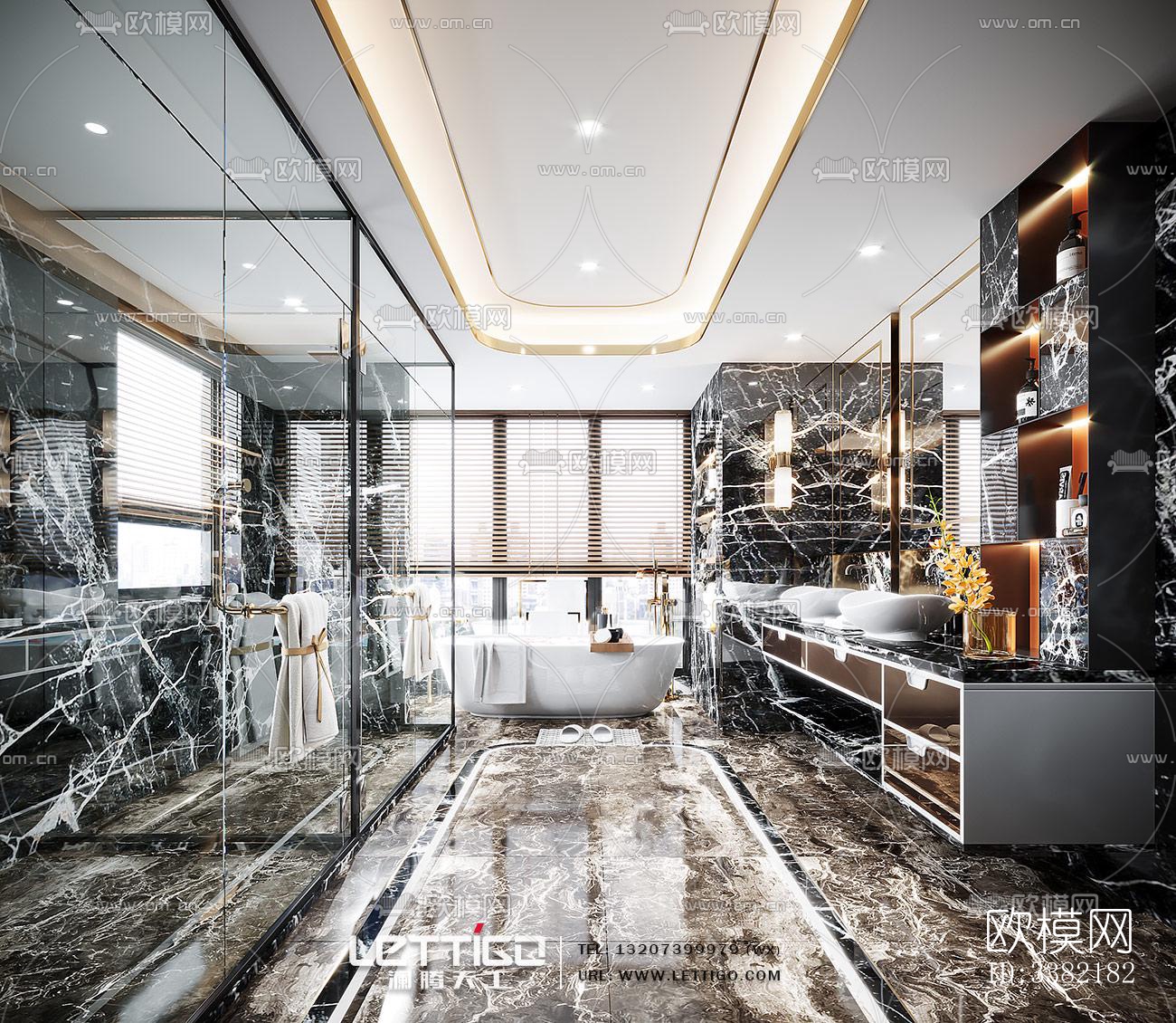 现代别墅效果图下载（渲染图9）