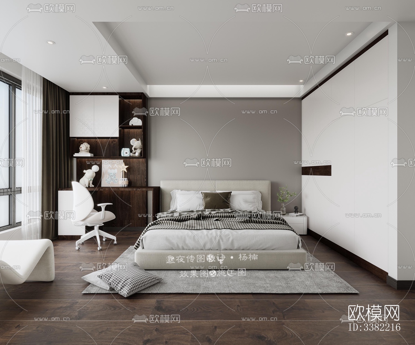 现代别墅效果图下载（渲染图4）