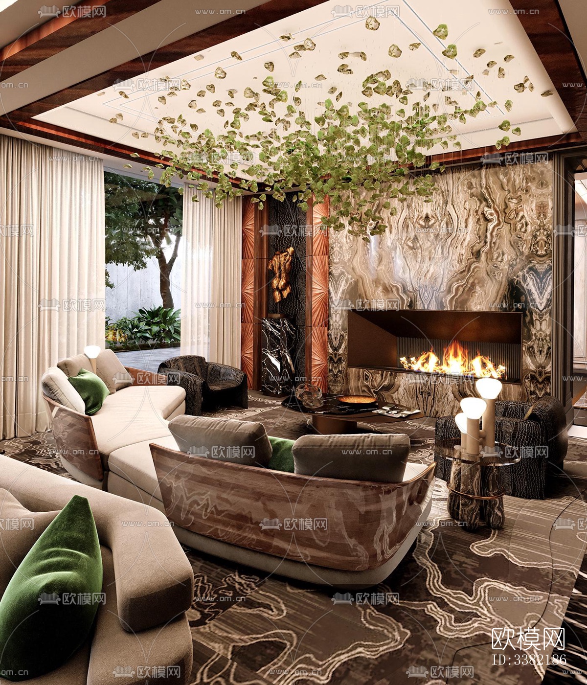 现代别墅效果图下载（渲染图13）