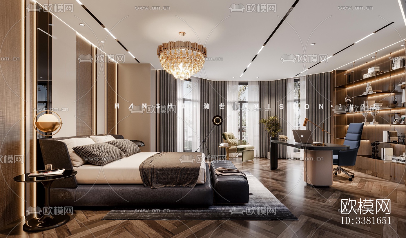 现代别墅效果图下载（渲染图12）