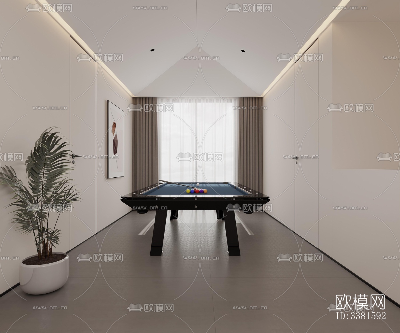 现代别墅效果图下载（渲染图5）