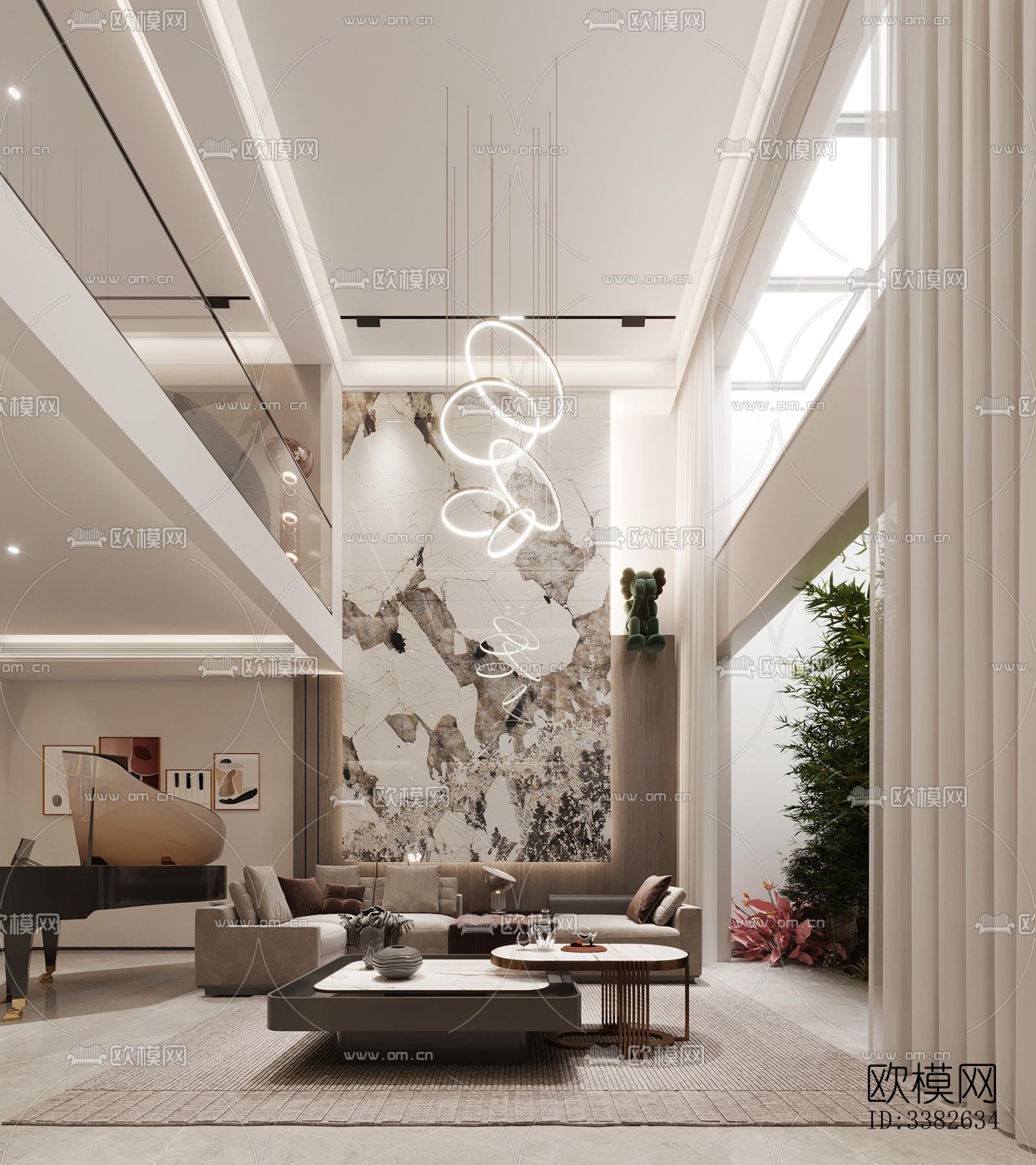 现代别墅效果图下载（渲染图13）