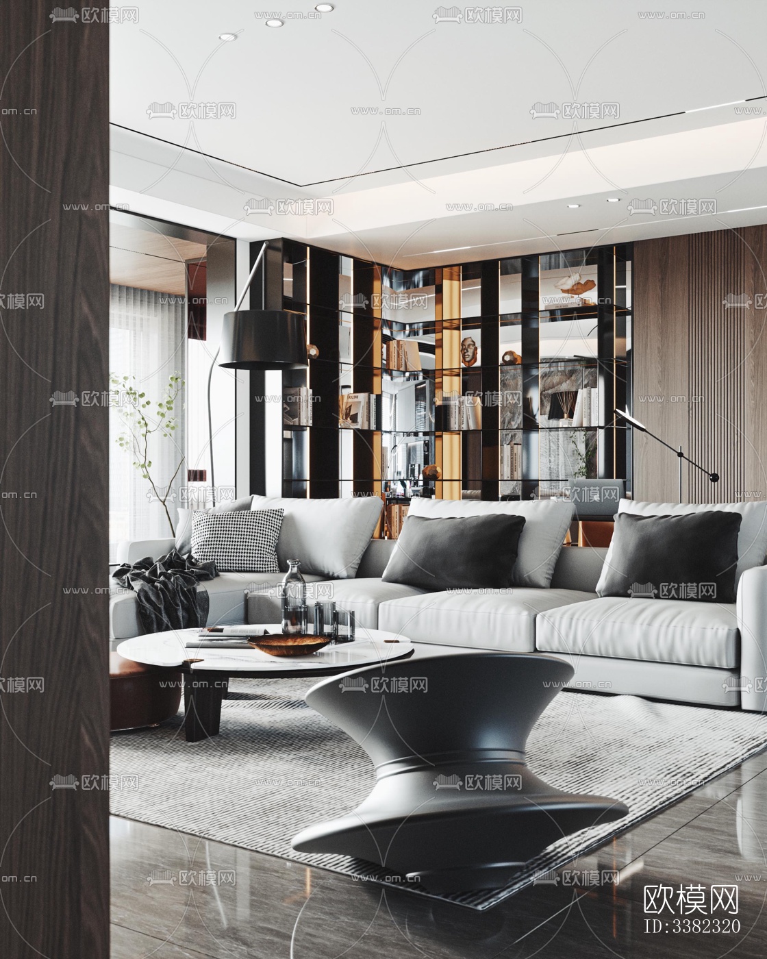 现代别墅效果图下载（渲染图9）