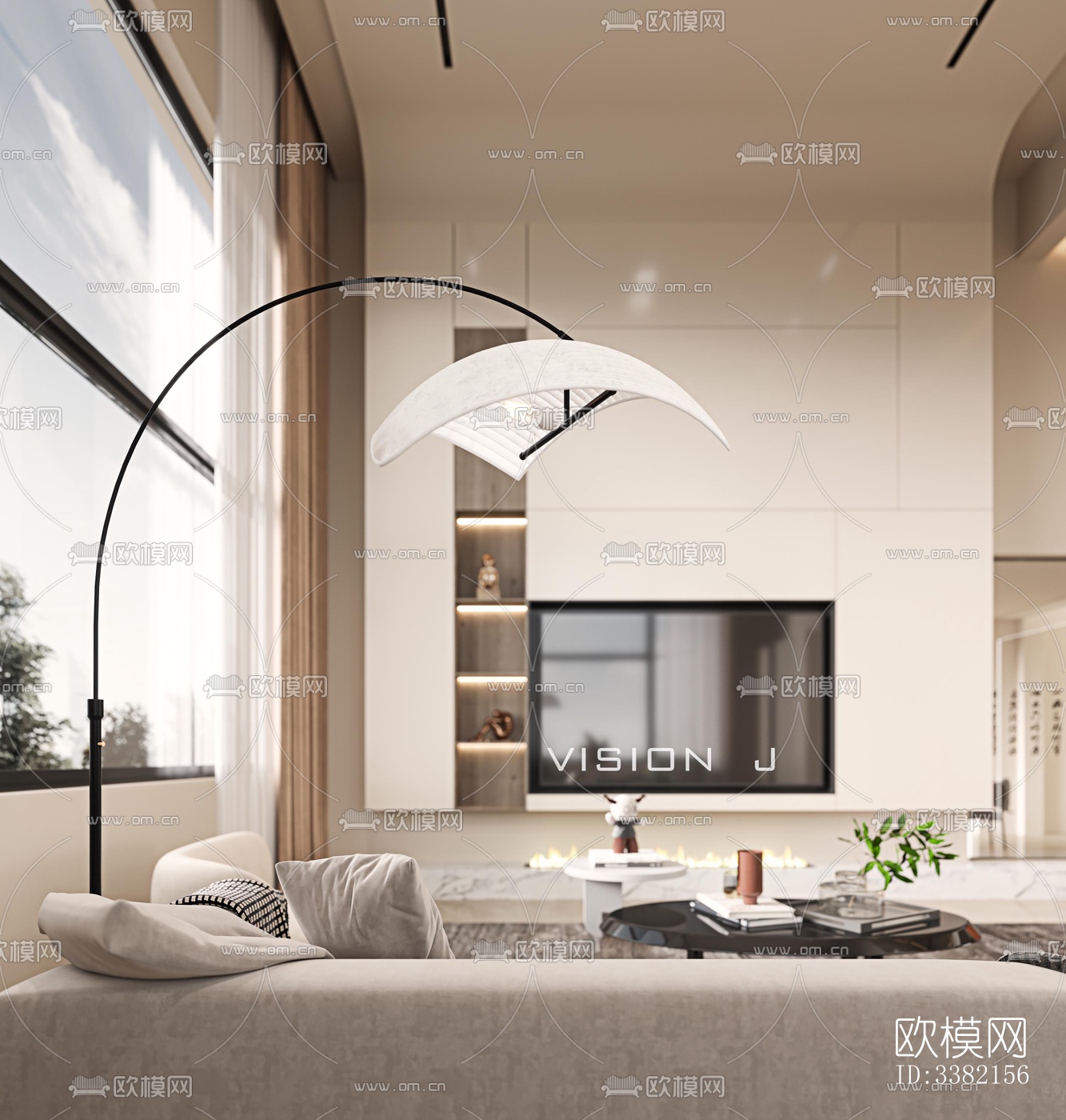 现代别墅效果图下载（渲染图2）