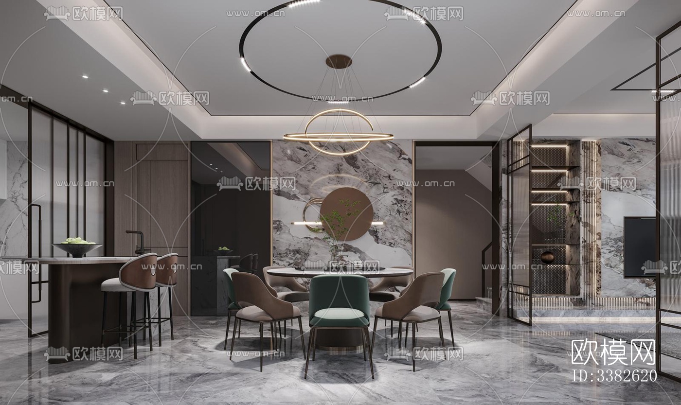 现代别墅效果图下载（渲染图3）