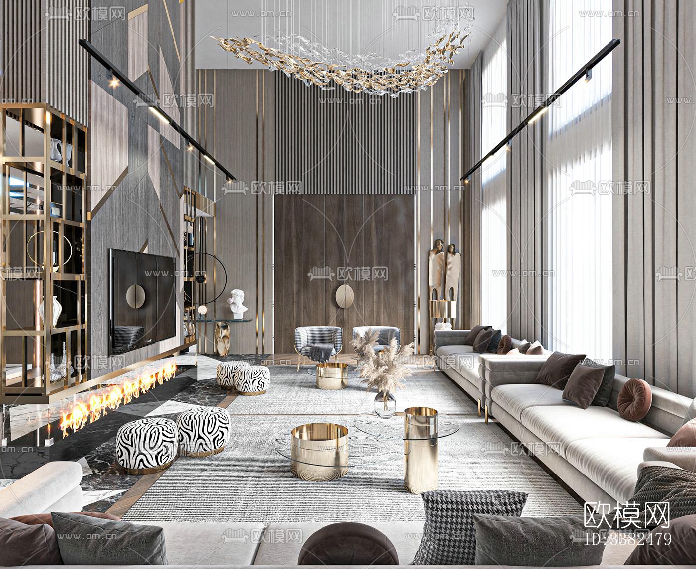 现代别墅效果图下载（渲染图2）