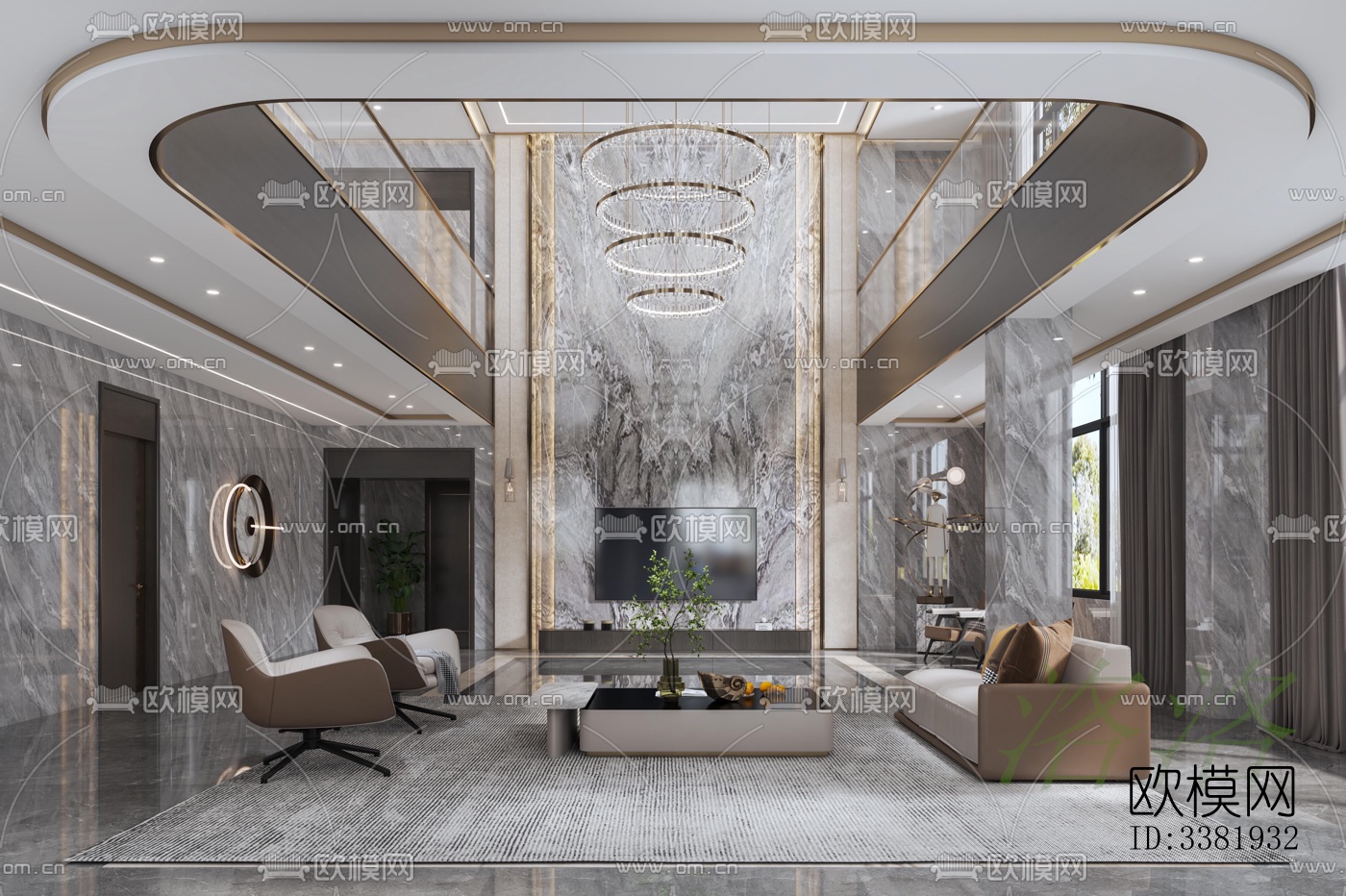 现代别墅效果图下载（渲染图11）