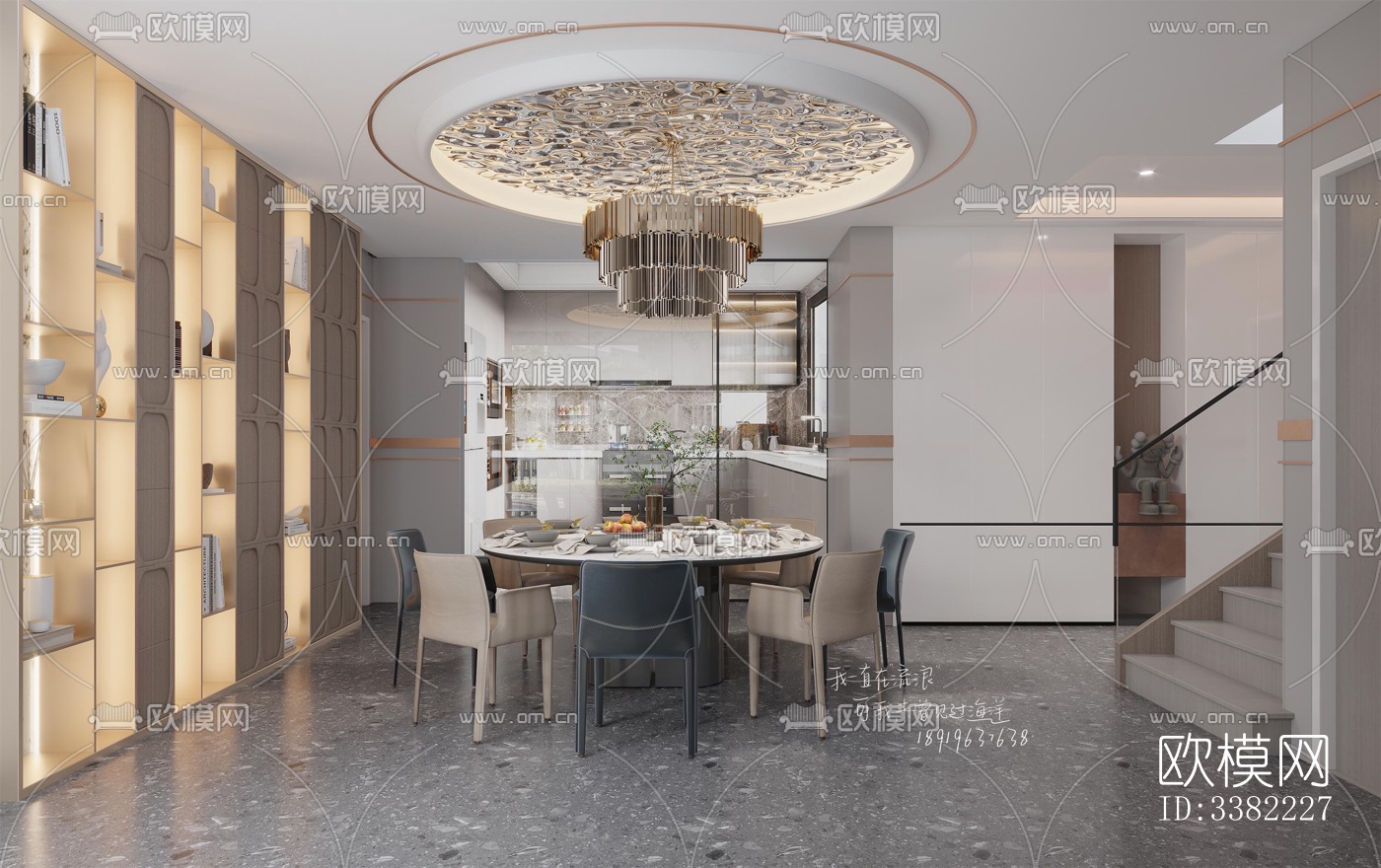 现代别墅效果图下载（渲染图12）