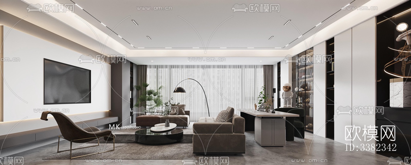 现代别墅效果图下载（渲染图4）