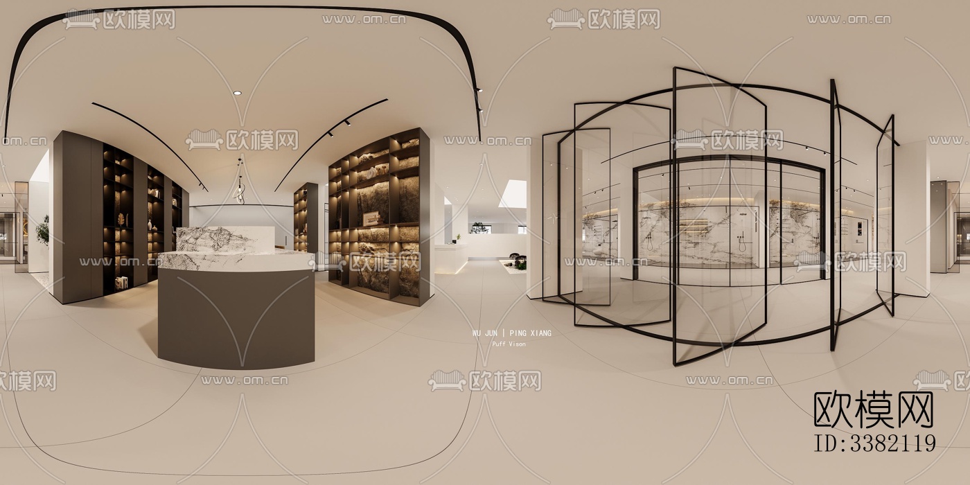 现代别墅效果图下载（渲染图8）