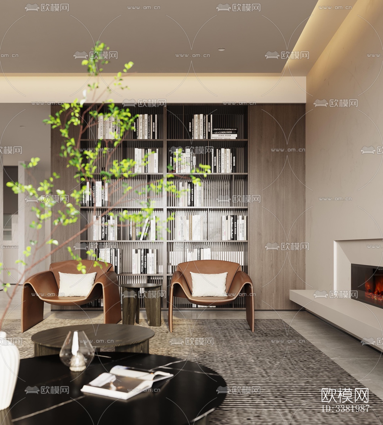 现代别墅效果图下载（渲染图2）