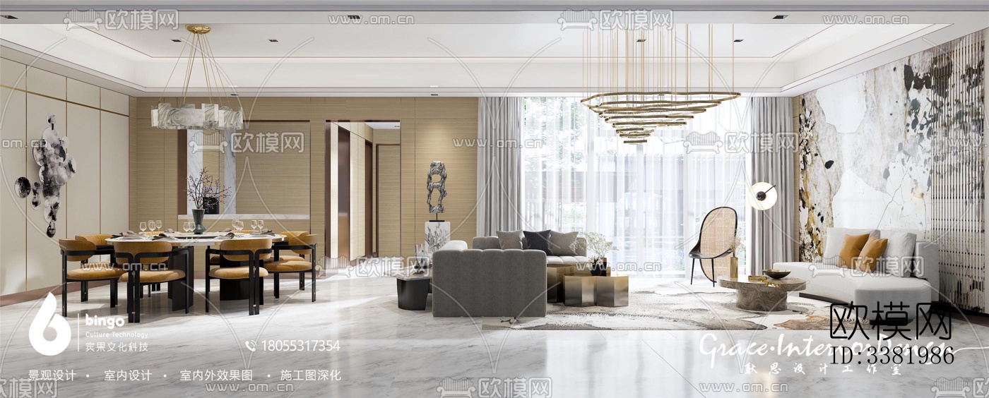 现代别墅效果图下载（渲染图2）