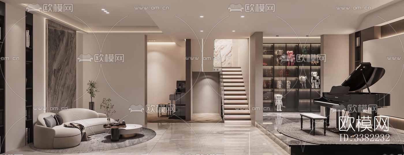 现代别墅效果图下载（渲染图9）