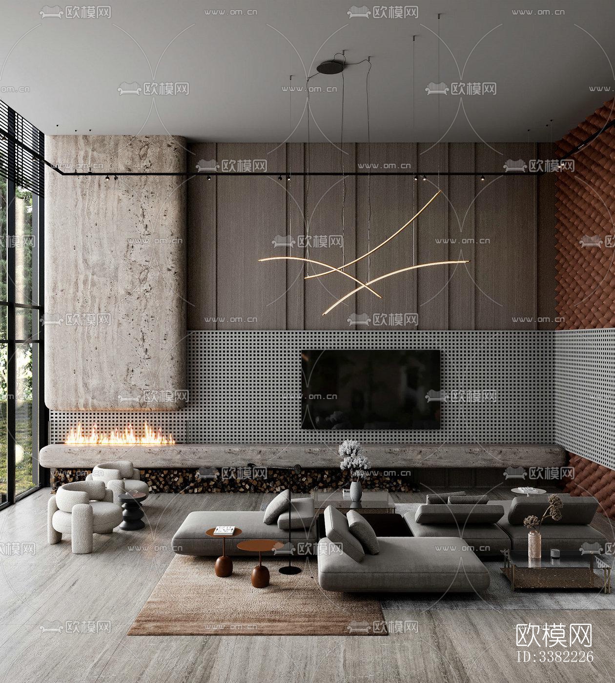 现代别墅效果图下载（渲染图2）