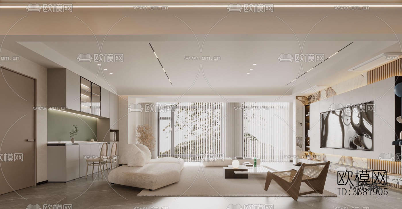 现代别墅效果图下载（渲染图6）