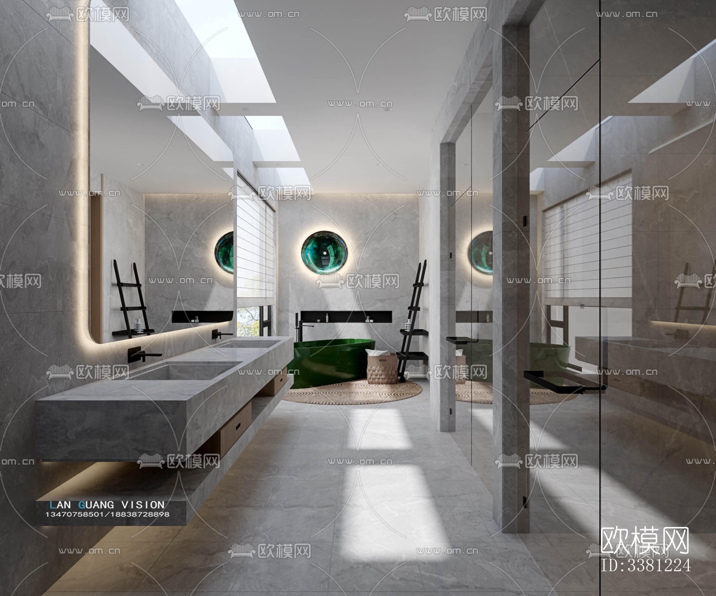 现代别墅效果图下载（渲染图7）