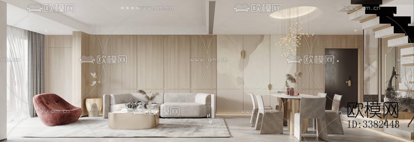 现代别墅效果图下载（渲染图10）