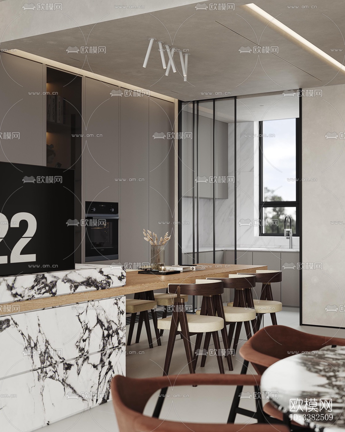 现代别墅效果图下载（渲染图17）