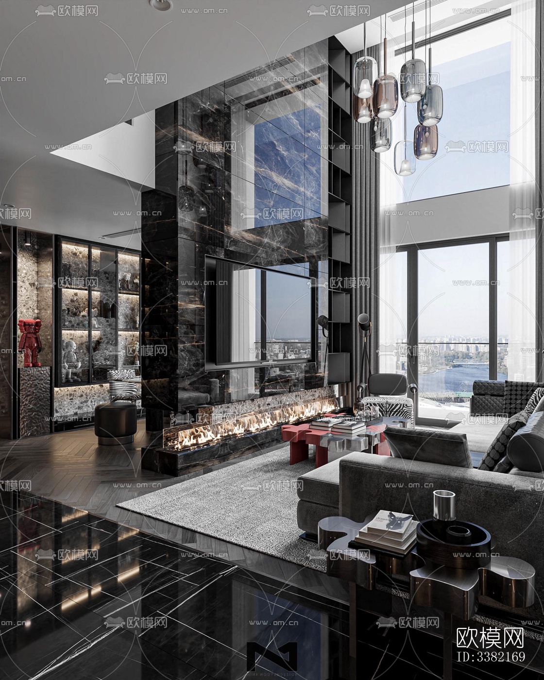 现代别墅效果图下载（渲染图9）