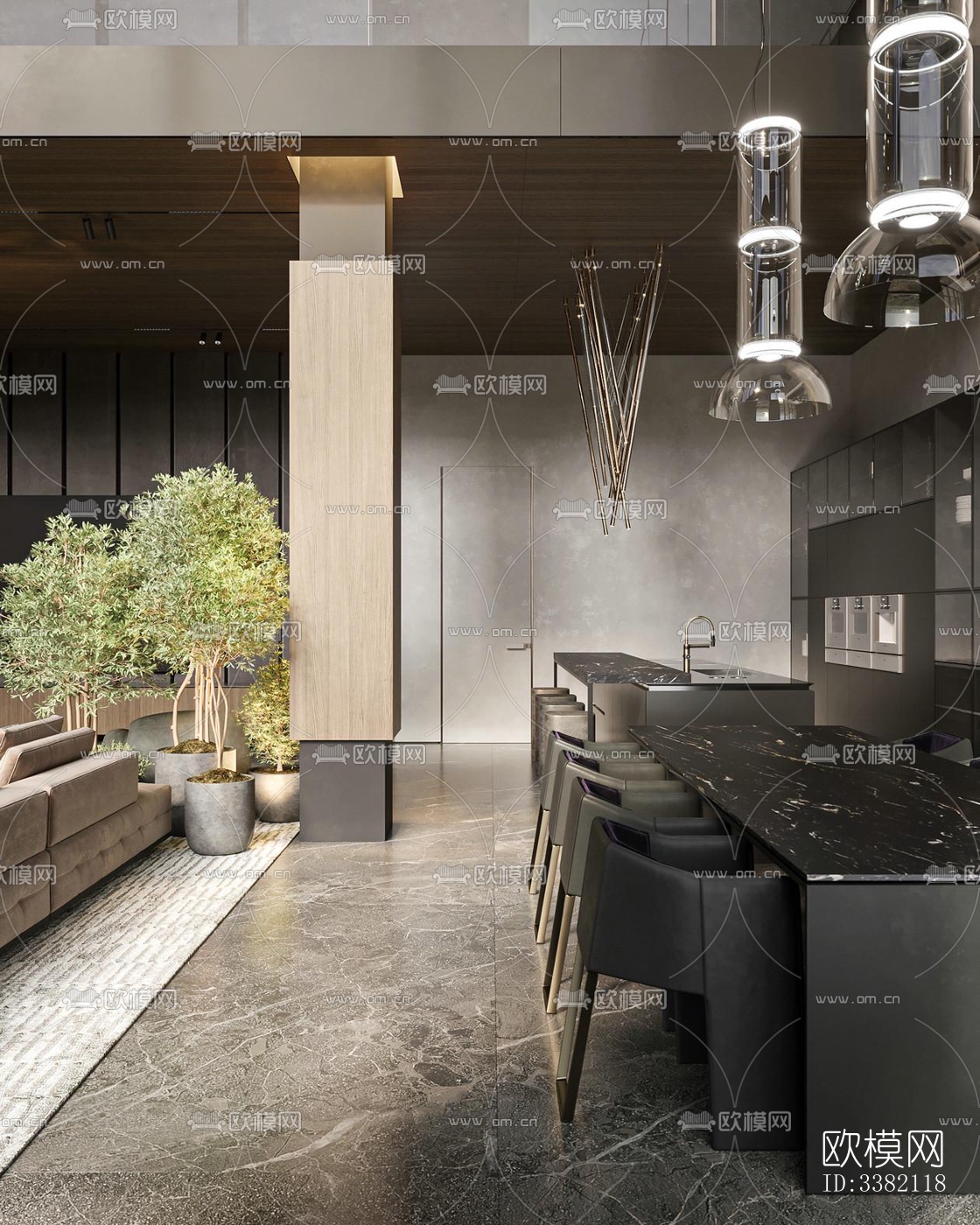 现代别墅效果图下载（渲染图16）