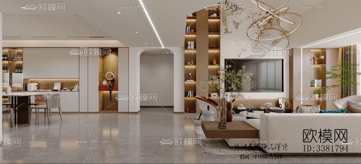 现代别墅效果图下载（渲染图3）