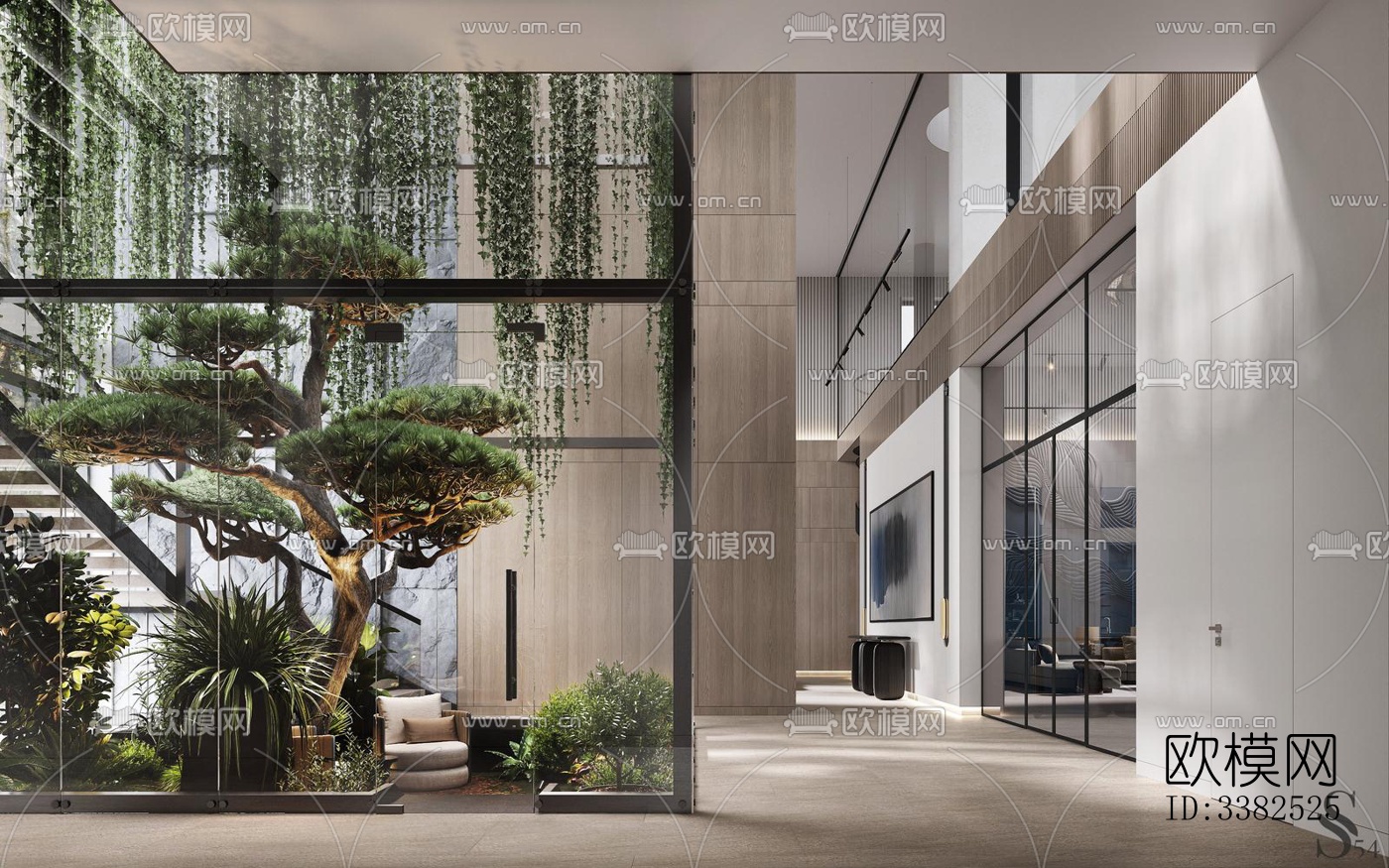 现代别墅效果图下载（渲染图3）