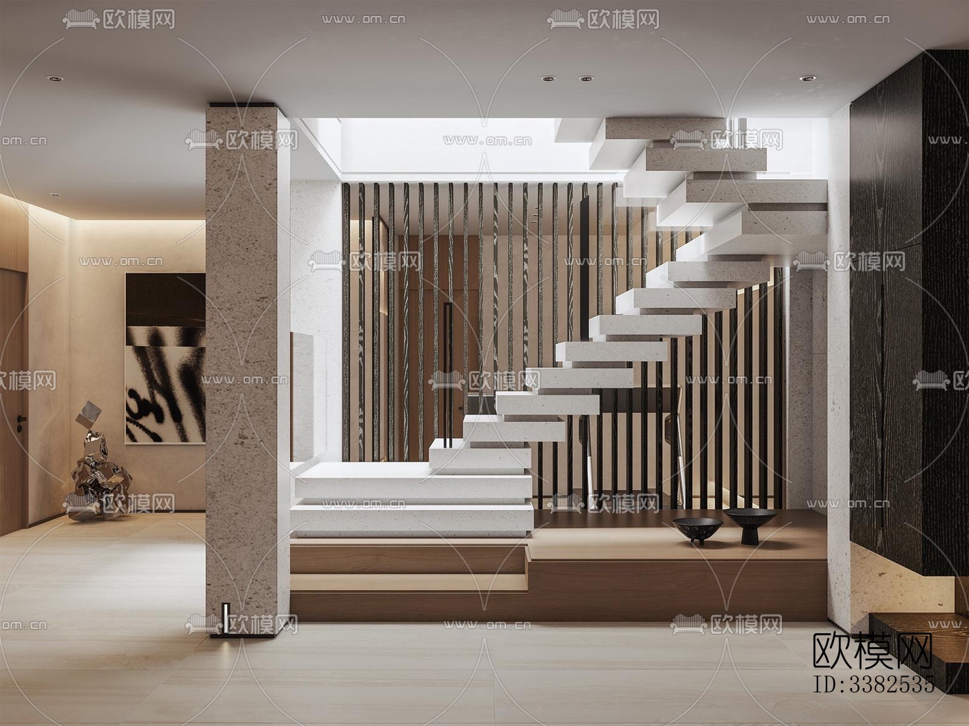 现代别墅效果图下载（渲染图11）