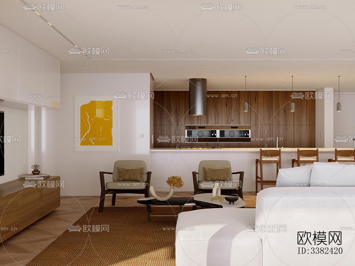 现代别墅效果图下载（渲染图11）