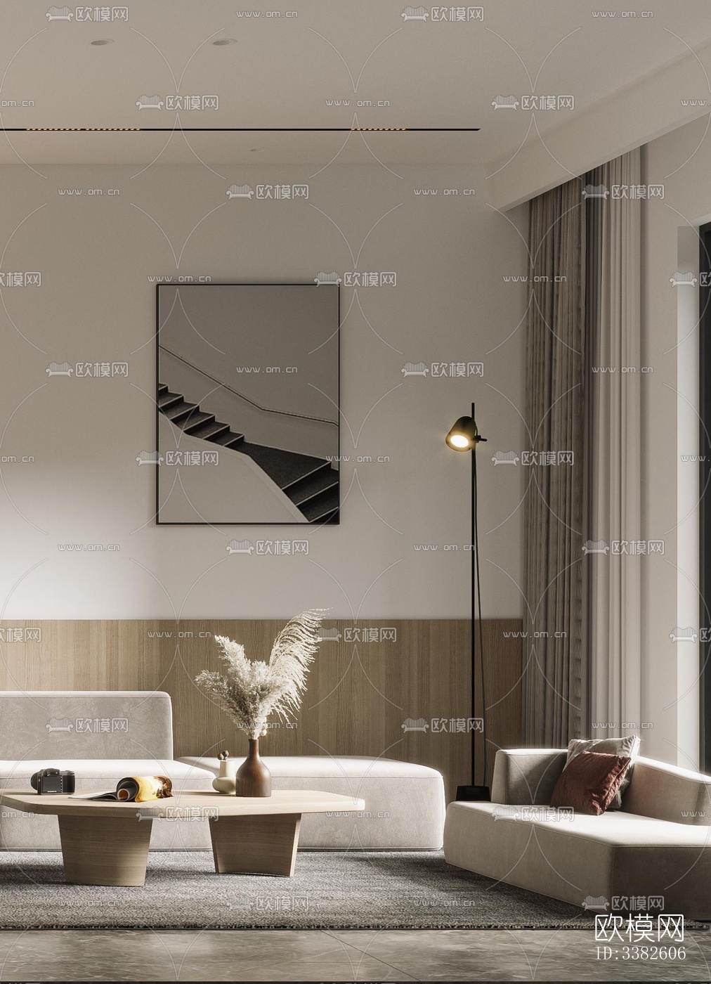 现代别墅效果图下载（渲染图8）