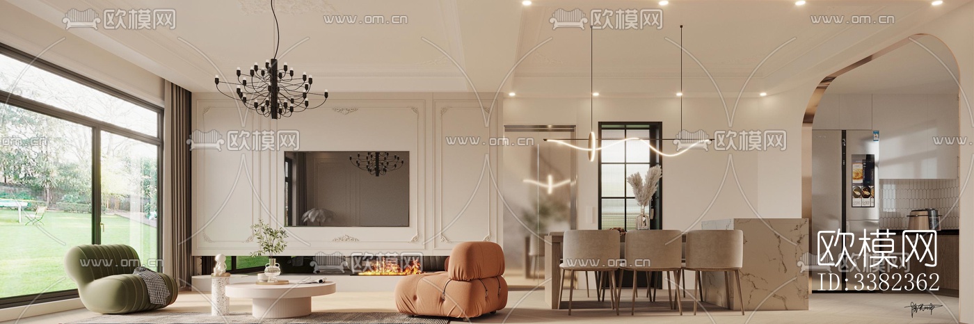 现代别墅效果图下载（渲染图2）