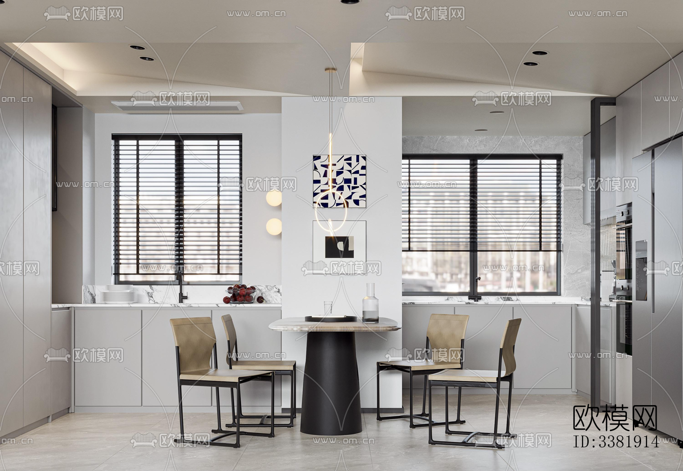 现代别墅效果图下载（渲染图10）